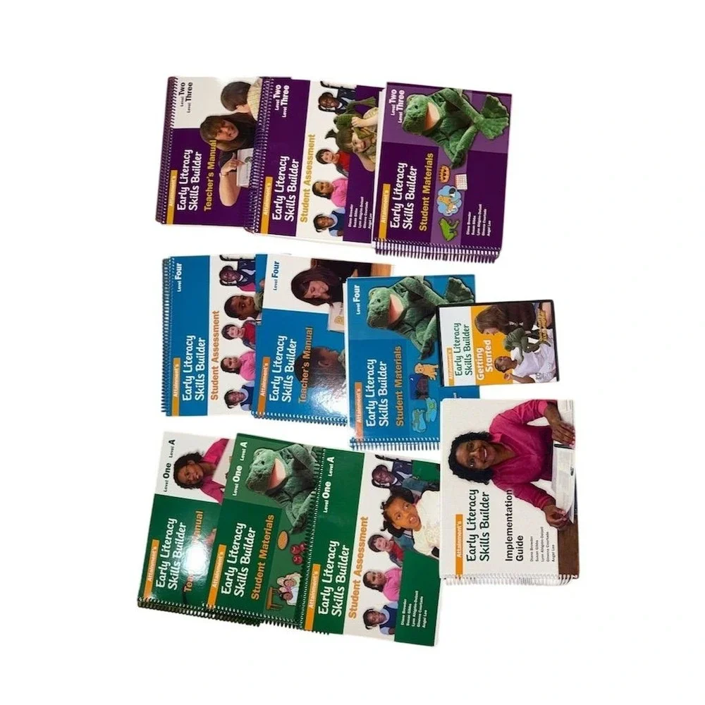 Attainment Early Literacy Skills Builder Kit for Elementary Education as shown‎